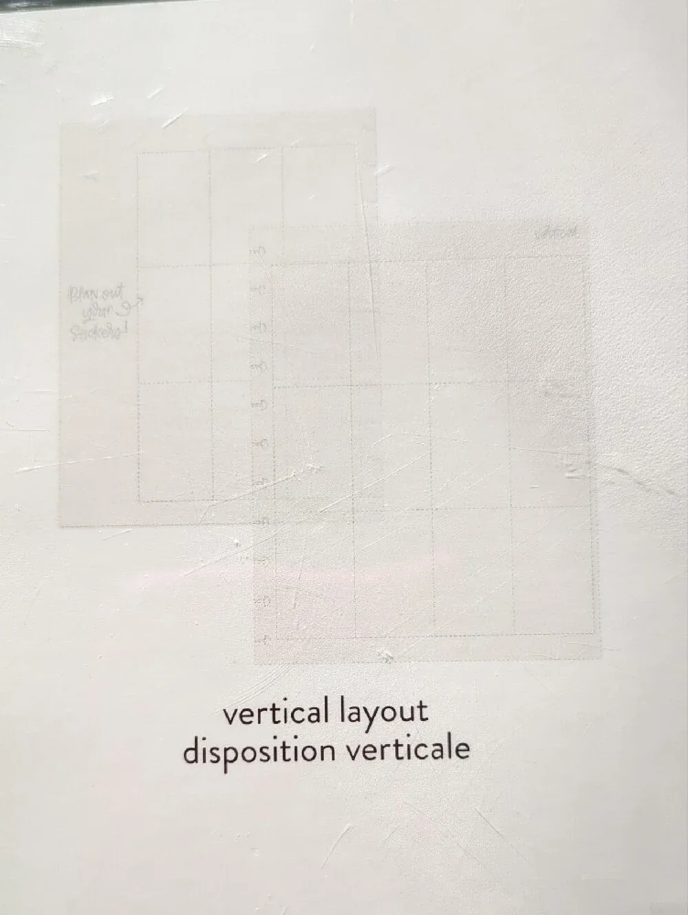 The Happy Planner Sticker Planning Guides - Clear Sheets To Create Your Planner